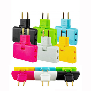 Wholesale Rotary <strong>Plug</strong> <strong>Eu</strong> Converter 3 in 1 180 Degree Extension <strong>EU</strong> <strong>Multi</strong>-<strong>plug</strong> Mini Wireless Socket Travel <strong>Adapter</strong> Convenient - Product Image 1