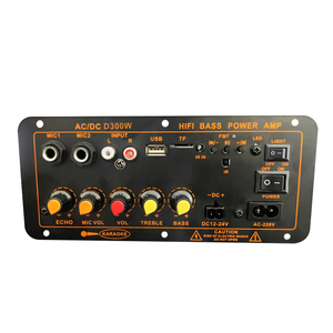 D300W Single <strong>Output</strong> Home Amplifier with <strong>Bluetooth</strong> Radio USB TF Dual MIC <strong>Input</strong> Remote Control DC 12V/24V &amp; AC 220V Power Supply - Product Image 1