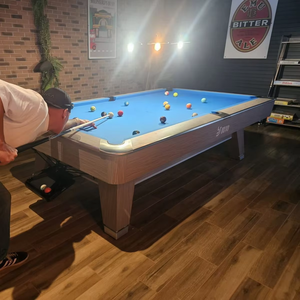 Chuyên nghiệp 9ft giải đấu lớp hồ bơi bảng rắn khung gỗ da túi cho nhà sử dụng thương mại miễn phí phụ kiện bao gồm - Product Image 4