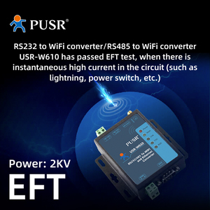 Convertidor Industrial Serial RS232 RS485 a WiFi/Ethernet, servidor de dispositivo serie Modbus RTU a TCP Gateway, puertos 1LAN - Product Image 3
