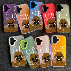 เคส CP Company สำหรับ iPhone 15 Pro เคส IMD สีเงินสำหรับ Apple 15PROMAX 13 14 12 IMD - Product Image 1