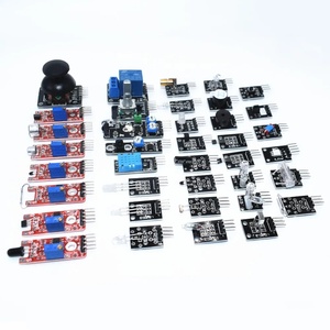 Kit de sensor 37 en 1 Kit de sensor/RRGB/Joystick/fotosensible/detección de sonido/evitación de obstáculos/Zumbador
