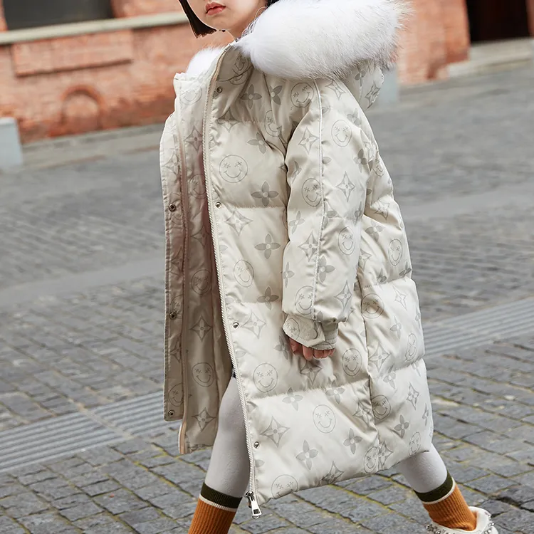 Abrigo de invierno para niños y niñas, ropa gruesa cálida, chaqueta de plumas