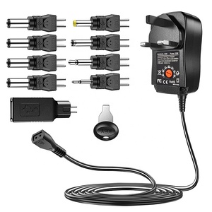 Alimentatore universale 30W 3V 4.5V 5V 6V 7.5V 9V 12V adattatore cc variabile regolabile