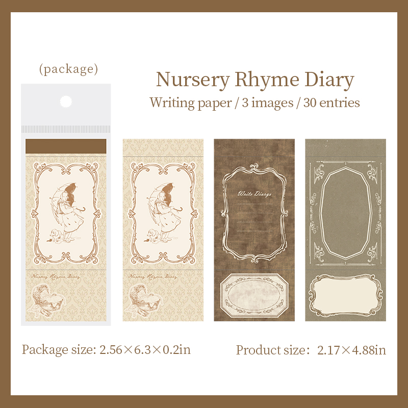 E Nursery Rhyme Diary