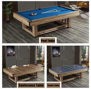 In Stock 7ft <strong>3</strong> in 1 Combo <strong>Multi</strong> <strong>Function</strong> <strong>Game</strong> Ping-Pong <strong>Table</strong>/ Pool Tabel/Dining <strong>Table</strong> for Home Use. - Product Image 3