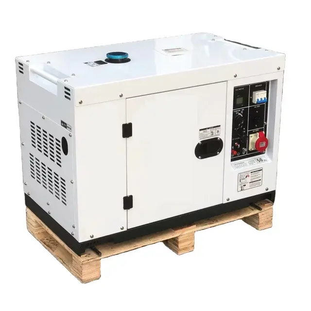 Centrale électrique de secours 10kw générateur diesel insonorisé 12kva 10kw 220V/380V 60Hz générateur triphasé diesel 10 kw