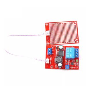 24V Raindrop Rain <strong>Sensor</strong> Relay Module for Electronic Components <strong>Leak</strong> Detection Alarm with Leaf <strong>Water</strong> Level Sensing