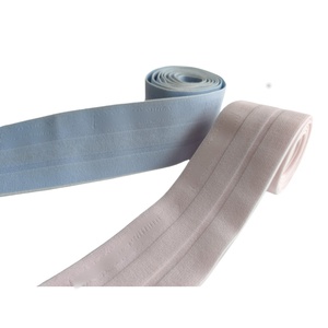 Logotipo personalizado tipo Y cordones de dibujo banda elástica con canal para cuerda cinta elástica correa elástica cinturón para ropa - Product Image 2