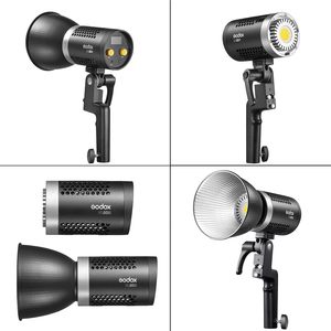 Godox ML60 ML60Bi发光二极管灯60w便携式静音模式支持锂离子交流电源户外照相馆摄影照明 - Product Image 2