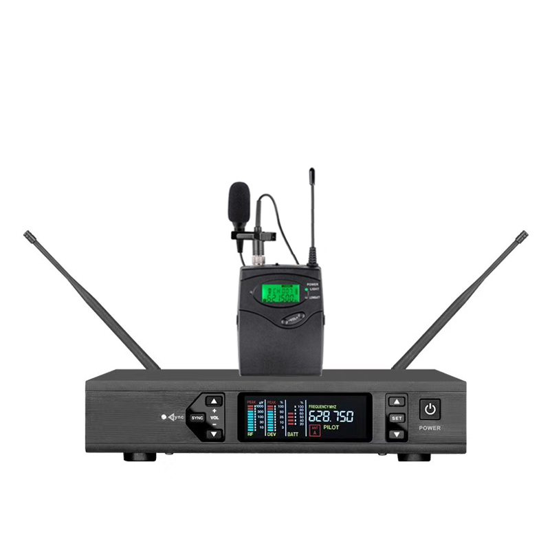 Single bodypacks with lavalier mic