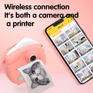 Kỹ thuật số ngay lập tức ảnh nhiệt máy in Selfie máy ảnh MP3 chức năng chiếu CMOS cảm biến hình ảnh SD trẻ em món quà giáng sinh - Product Image 5