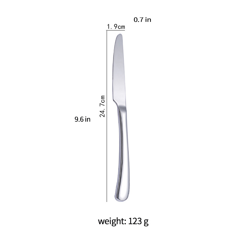 Couteau de table principal argent 410, 24 cm