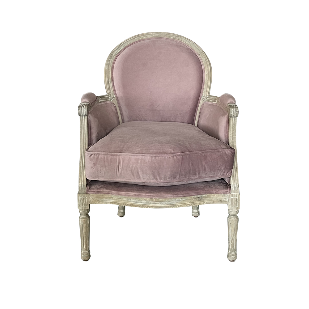 Velours Rose / Fini Chêne Flotté