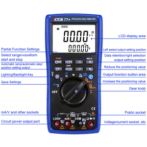 victor 77+ High <strong>Performance</strong> Digital <strong>Process</strong> Multimeter Safe Pocket Multimeter Pocket-Size 2 in 1 Multimeter <strong>Process</strong> Meter - Product Image 4
