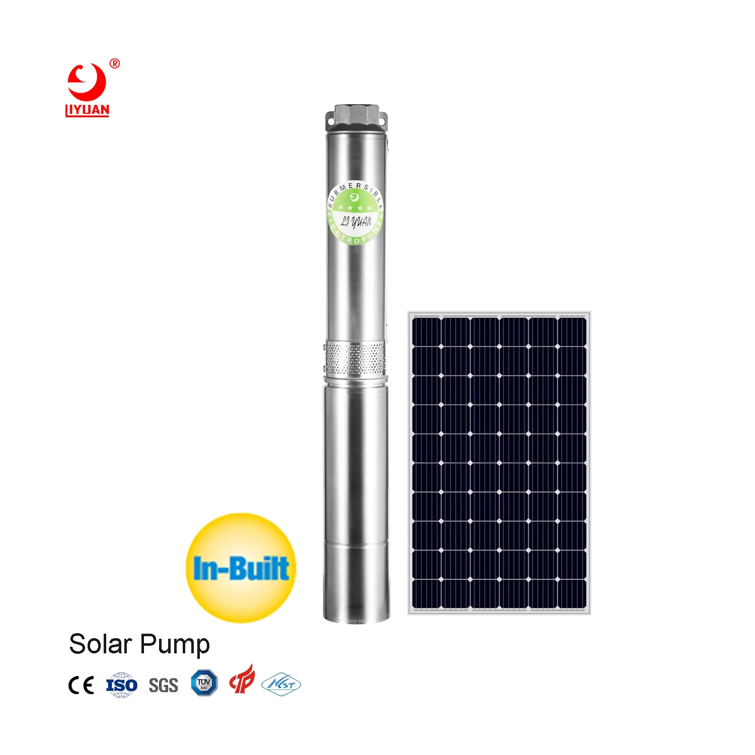 3 Inch Dc Solar Water Pump Stainless Steel Bore Hole Solar Pump System