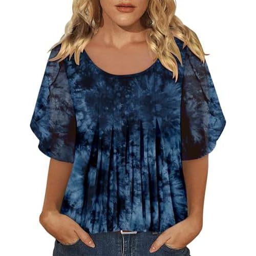 1 tie-dye bleu