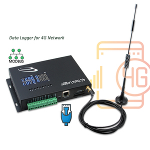 Entradas digitales Multipunto Modbus 4G y Ethernet Data Logger servidor Sistema de Monitoreo de habitación controlador de temperatura de invernadero