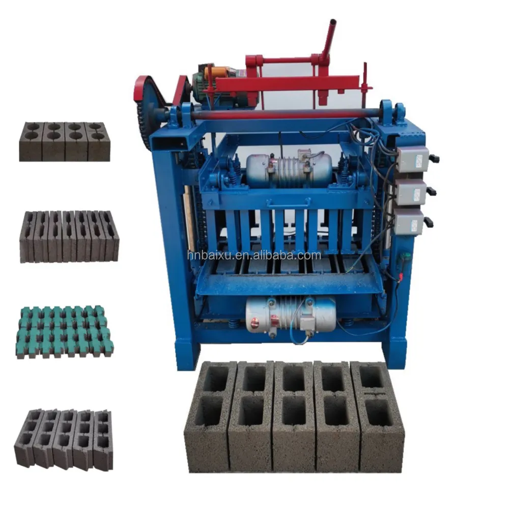 easy to operate hollow concrete paving block brick making machine price in south africa