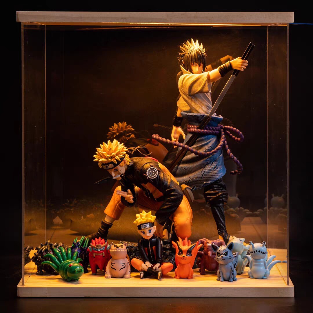 Batalla de las 10 bestias de cola - vs Sasuke - Nuevo arco
