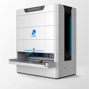 Eficiente sistema de estanterías de metal de almacén automático inteligente VLM Runze unidad de transferencia de contenedores estante equipo de carga y almacenamiento