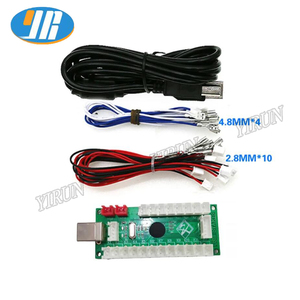 Оптовая продажа, джойстик Sanwa, Raspberry Pi Mame, игровой контроллер «DIY», аркадная консоль, кодировщик с нулевой задержкой, боксёрская плата, монета - Product Image 3