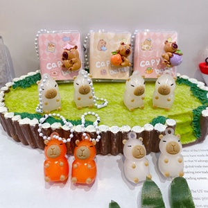 <strong>2025</strong> <strong>New</strong> Capybara Light-changing Plush Toy Mini Sharing Book Set Is <strong>Cute</strong> and Creative Light-changing Cartoon Sticky Note - Product Image 4