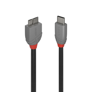 Anthra line USB 3.2 Type C ไปยัง Micro-B สายชาร์จเร็ว5Gbps & การถ่ายโอนข้อมูล10Gbps ความยาว1M-8M สีดำ36621 - Product Image 2