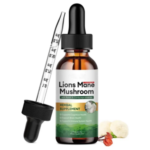 Kräuter-Supplement für die Gehirnfunktion | Energie-Spitzen-Gespüren-Ginseng mit Ashwagandha | Eleuthero und Maca-Tropfen - Product Image 1