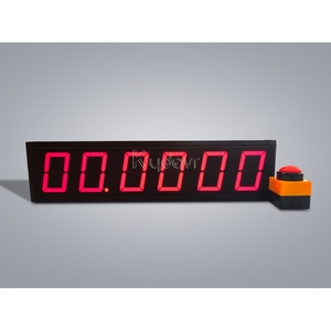 Interactive Reaction Push Button Pod Popular Games Challenge <strong>4</strong> 6 Digit <strong>Led</strong> Digital Display 10 Seconds Challenge <strong>Timer</strong> - Product Image 2