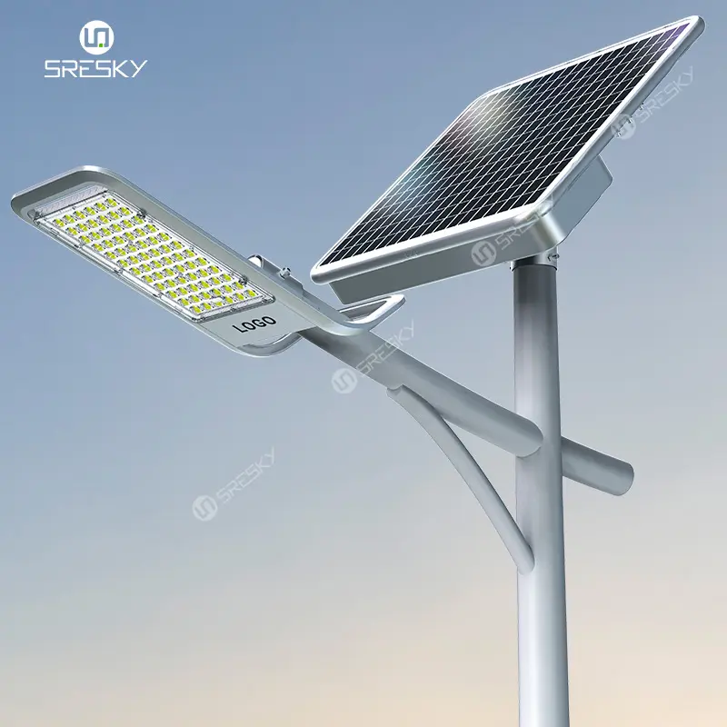 Sresky-lámpara solar impermeable ip65 para exteriores, luz de calle led dividida, 40w, 80w, 100w, 150w, nuevo producto