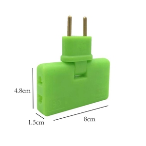 EU-Verlängerung stecker Elektrischer Adapter 3-in-1-Adapter 180-Grad-Drehung Einstellbar für Lade konverter buchse für Mobiltelefone - Product Image 5