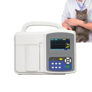 4.3 inç dokunmatik ekran tıbbi ekipman veteriner 3 kanal 5 otomatik yorumlama UN8003V ile ekg makinesi açar - Product Image 4