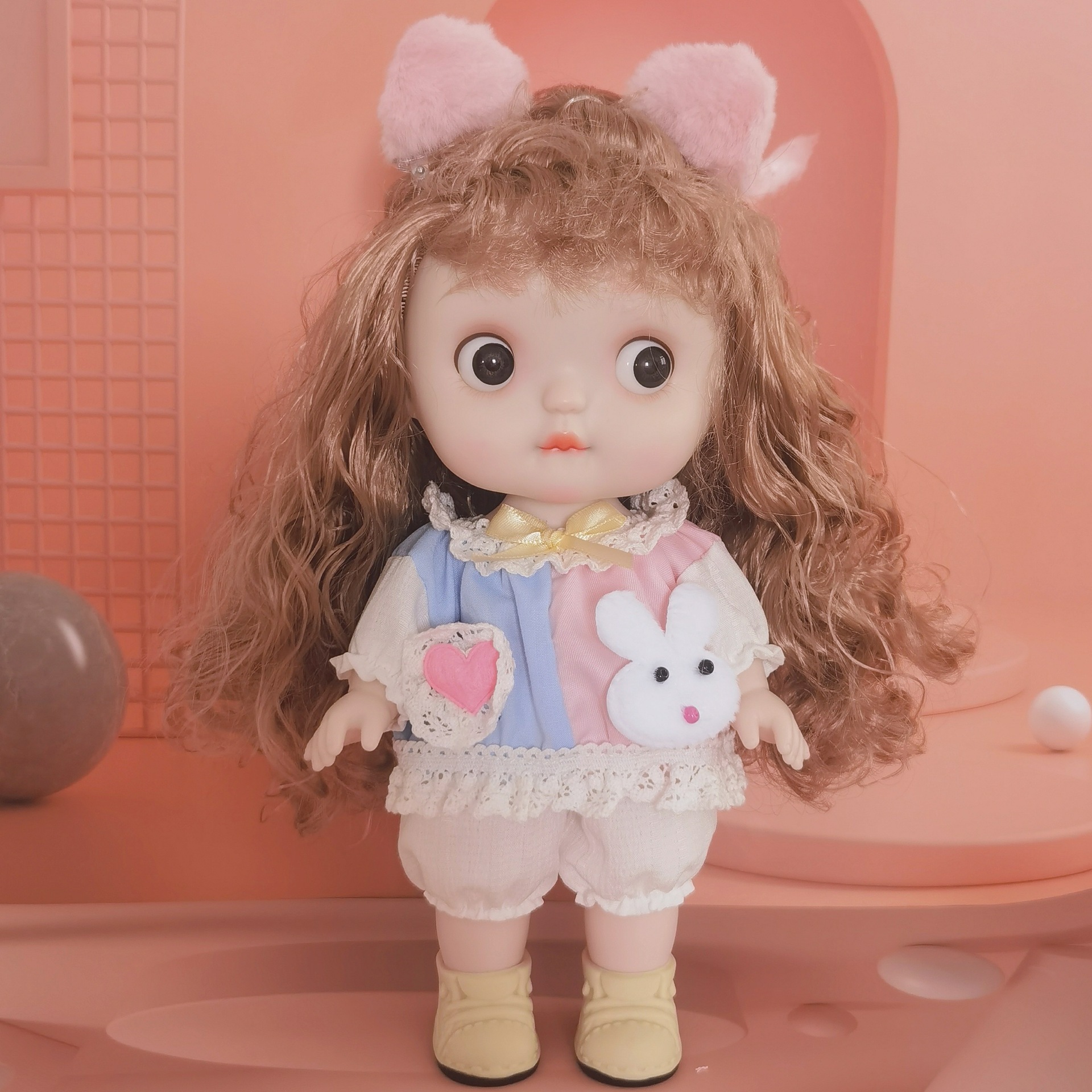 Estilo D-bolso opp para muñeca entera