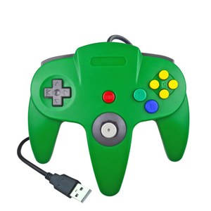 Commercio all'ingrosso Multi Colori di N64 Controller di Gioco USB Wired Gamepad Joypad del Gioco di Joystick Per PC Mac Android TV Box Console di Gioco