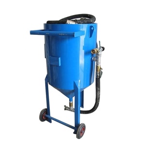 Taşınabilir mobil manuel Mini kum kumlama tankı çelik atış kum kumlama kum kumlama tankı kumlama tankı - Product Image 3