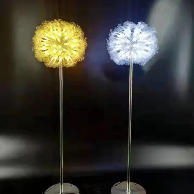 Großhandel von 3D-Bildern führte Dekor Schlafzimmer Solar dekorative Blume Licht Löwenzahn Motiv Meilenstein Blöcke