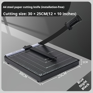 Karton, karton ve fotoğraflar için bir kesici-okul ve ofis kullanımı A4 manuel kağıt kesme makinesi için Ideal - Product Image 3