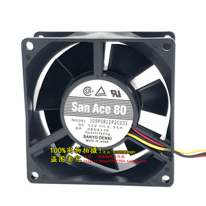 109p0812p2c031 12V 0.55a Controle de Temperatura 4 Fios <span class=keywords><strong>PWM</strong></span> Sanace 80 Ventilador Sanyo 8032