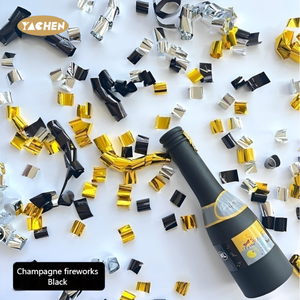 كانون على شكل شمبانيا من ياشين ، متعددة الألوان لحفلات الزفاف وأعياد الميلاد وحفلات الزفاف ولوازم الديكور - Product Image 4