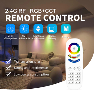 2024 HOT 6ZONE Gledopto 2.4G RF RGB + CCT telecomando GL-RC-009S tensione di ingresso 3V colore funzione di memoria di scena regolabile - Product Image 4