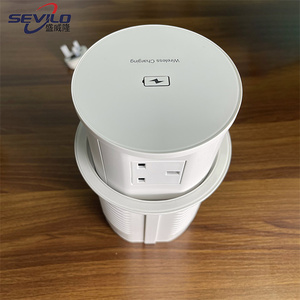 <strong>Multi</strong> Power <strong>Socket</strong> Pop up Wireless <strong>Socket</strong> <strong>Desktop</strong> <strong>Sockets</strong> USA Plugs for Office Kitchen - Product Image 2