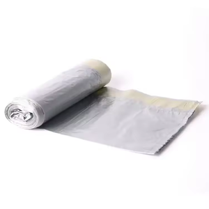 Sacos de basura de cuerda compostables para el hogar Bolsas de plástico con cordón biodegradable Bolsa de basura en rollo - Product Image 4
