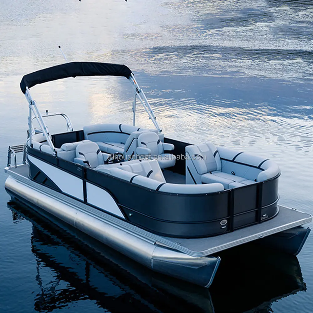 2023 Allhouse Pontoon Boat Luxury aluminium Pontoon Boat Float Pontoon Boat Boat