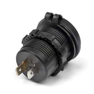 大功率65W PD Type-c插座 + QC3.0 USB电源插座快速充电汽车电源插座和彩色发光二极管环 - Product Image 5