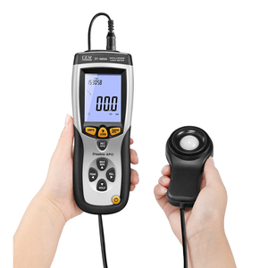 Medidor de luz industrial de tasa de medición de 1,5 veces/segundo Interfaz USB Seleccionable por el usuario Registro de datos de capacidad FC/Lux OEM - Product Image 1