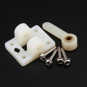 RC Model uçak için ön tekerlek direksiyon koltuk tabanı ile 4.1mm iniş takımı Rocker kolu - Product Image 2