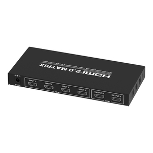 4K 60Hz HDMI True Matrix 4x2 HDMI True Matrix HIFIオーディオ、オーディオエクストラクターサポート7.1/5.1 Ultra HD 3DHDMIマトリックス - Product Image 2