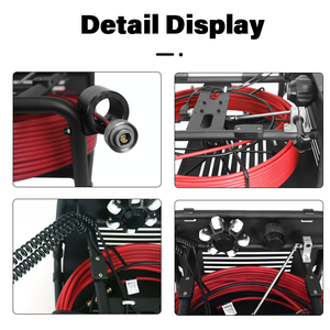 AMJET sıhhi tesisat muayene için 360 derece rotasyon kamera kanalizasyon inceleme kamerası 512 verici 4k netlik otomatik denge. - Product Image 2