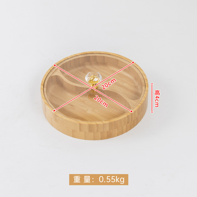 Tapa circular de dos compartimentos con presión lateral 20*20*4